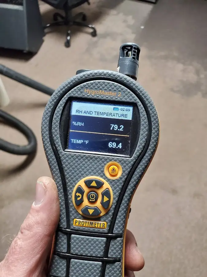 Moisture meter humidity assessment for Fire & Smoke Damage Restoration in Delanco